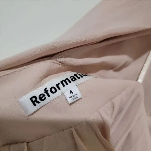 Reformation Andee Champagne Dress - Picture 5 of 7